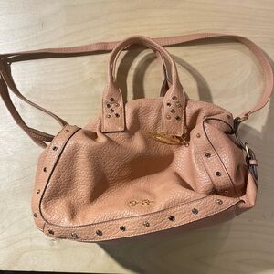 Jessica Simpson Studded Tan Leather Handbag (NY)
